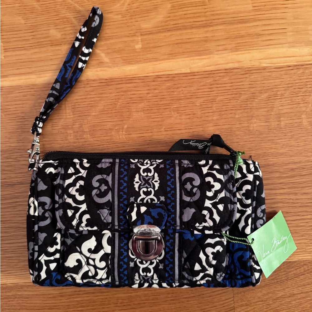 Vera Bradley Pushlock Wristlet, NWT